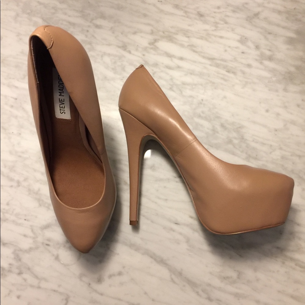 Steve Madden Stiletto Nude used once